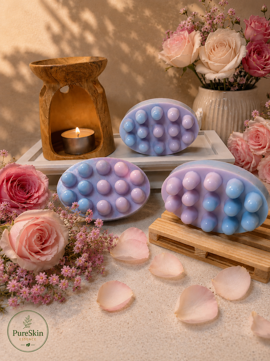 Floral Exfoliating Soap Bar