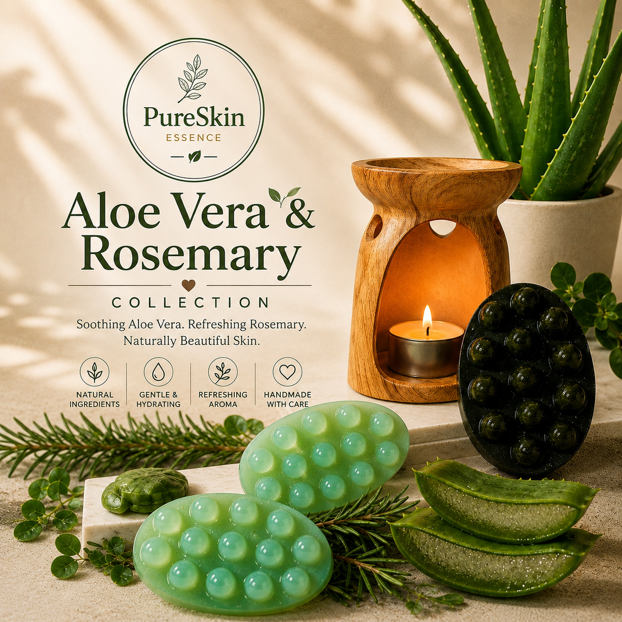 🌿 Aloe Vera & Rosemary Collection