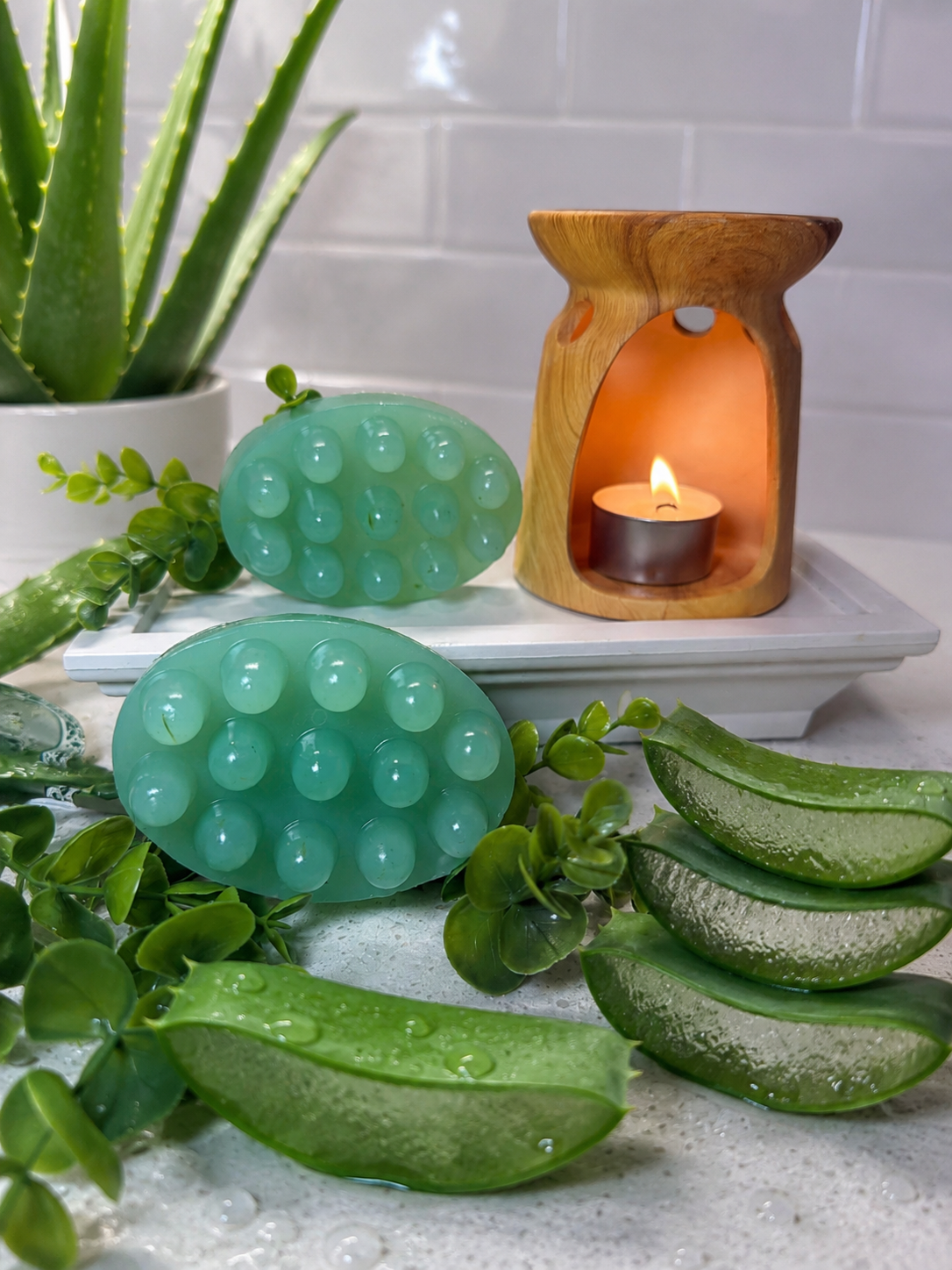 Aloe Vera Exfoliating Soap Bar
